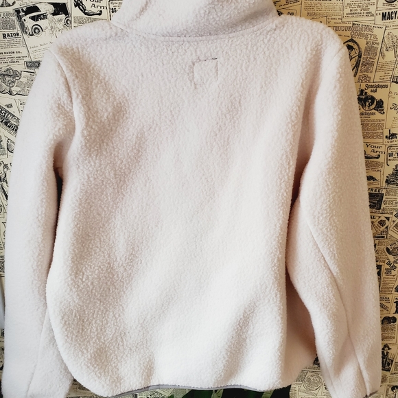 [ NWT ] Vuori Womens Alpine Sherpa Jacket $138 Natural Soft Long Sleeve Medium - Picture 6 of 10